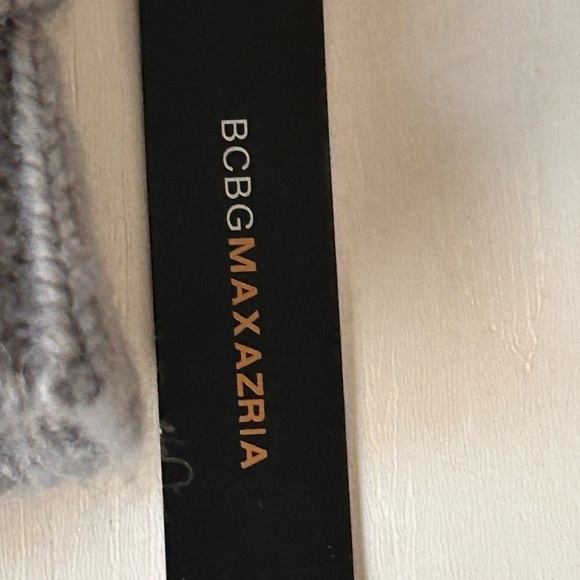 BCBG MAXAZARIA New with tags gray wrap cardigan with belt size Large 160 retail - Picture 4 of 8